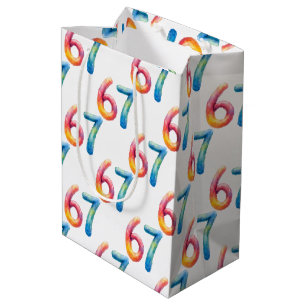 Sac Cadeau Moyen Couleurs Vives 67 Sans Signification Particulière