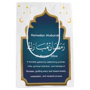 Sac Cadeau Moyen Couper Eid Mubara