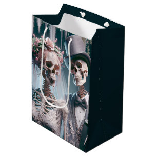 Sac Cadeau Moyen Couple Mariage d'Halloween