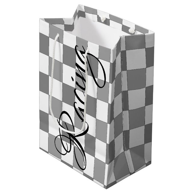 Sac Cadeau Moyen Course (Devant Angle)