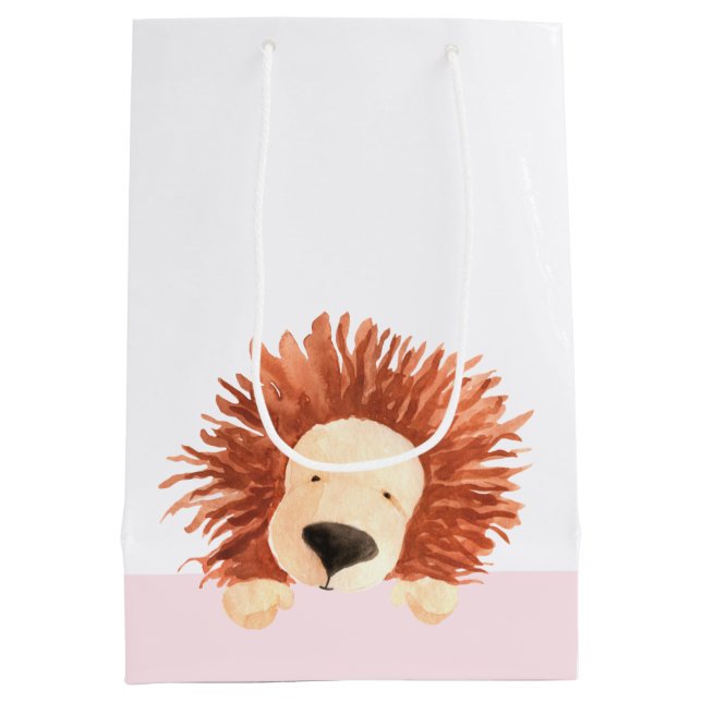 Sac Cadeau Moyen Coute du lion (Dos)