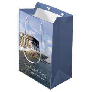 Sac Cadeau Moyen Coutume décorée d'arc de bateau de croisière