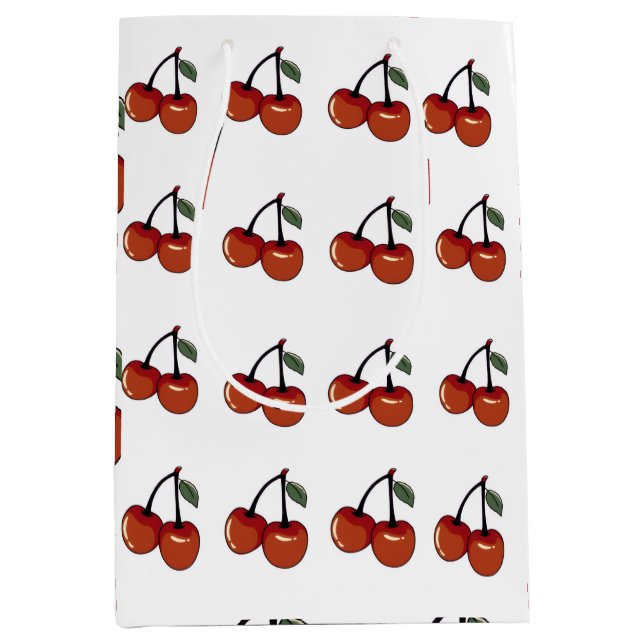Sac Cadeau Moyen Couverture de cahier esthétique mignonne (Devant)