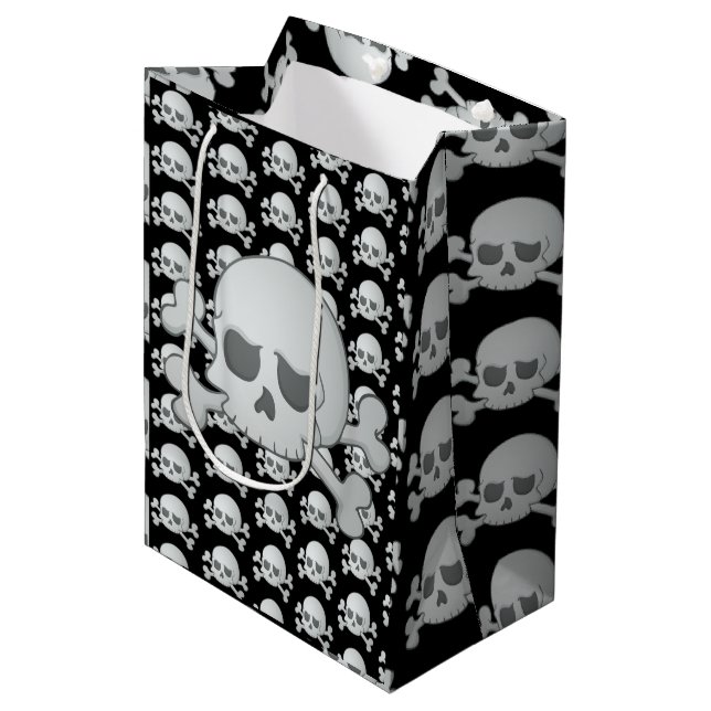 Sac Cadeau Moyen Crâne (Devant Angle)