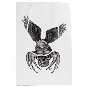 Sac Cadeau Moyen Crâne à aigle