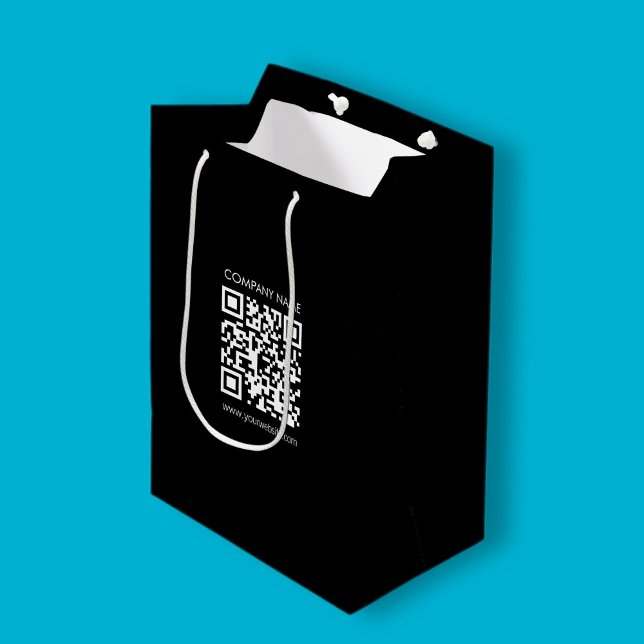 Sac Cadeau Moyen Créer un code QR instantanément Design simple mode (Créateur téléchargé)