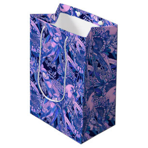 Sac Cadeau Moyen Crimson Rosella Tropical Blue