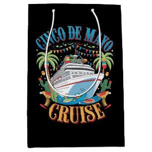 Sac Cadeau Moyen Croisière Cinco De Mayo Mexique Bateau Mexicain Fi