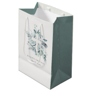Sac Cadeau Moyen Croyant Rustique Eucalyptus Fern Folid