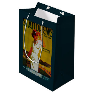Sac Cadeau Moyen Cru PosterEurope d'algonquin de Saint Andrews