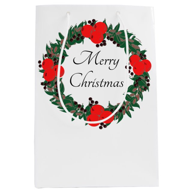 Sac Cadeau Moyen Custom Christmas (Devant)