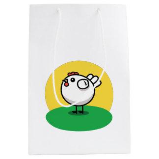 Sac Cadeau Moyen Cute Chicken