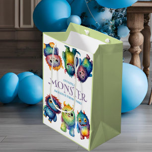 Sac Cadeau Moyen Cute Cudely Colorful Petits Monsters Anniversaire 