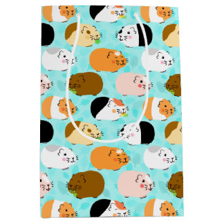 Sac Cadeau Moyen Cute Guinea Pig Pattern