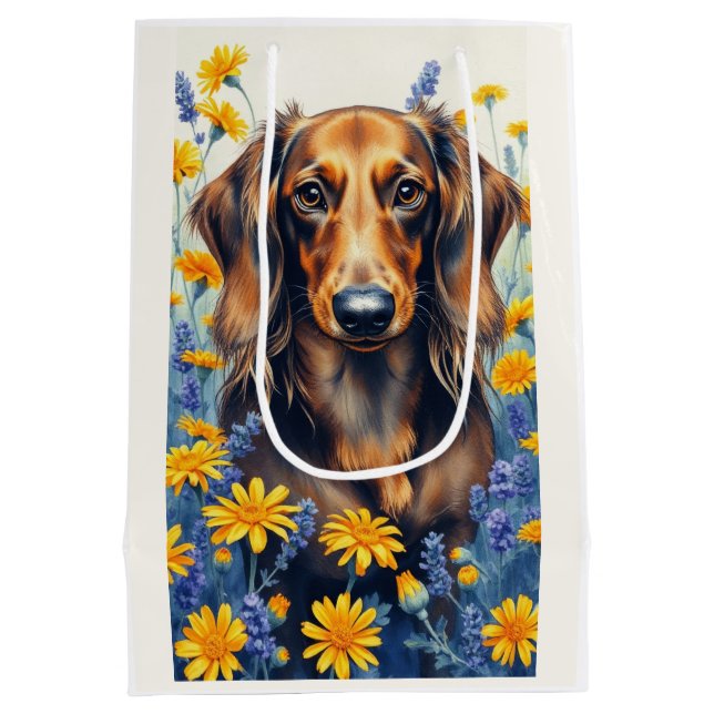 Sac Cadeau Moyen Dachshund (Dos)