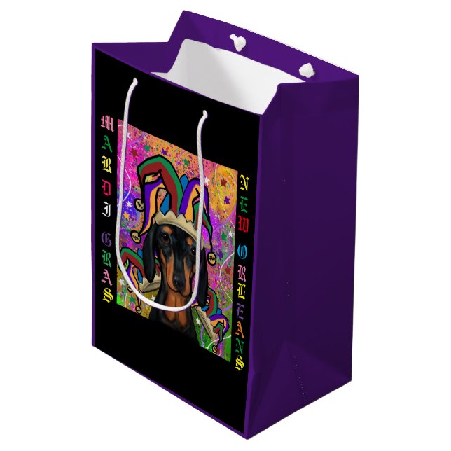 Sac Cadeau Moyen Dachshund         (Devant Angle)