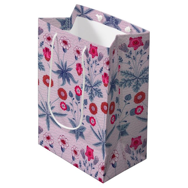 Sac Cadeau Moyen Daisy, William Morris (Devant Angle)