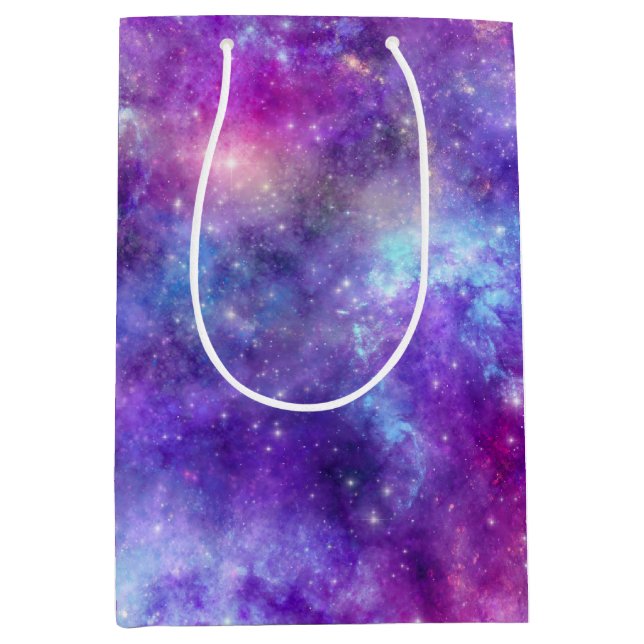 Sac Cadeau Moyen dans la nuit : (Devant)