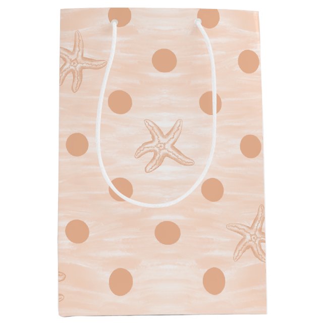 Sac Cadeau Moyen Danse étoilée à pois (Devant)