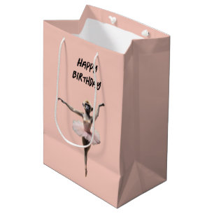 Sac Cadeau Moyen Danseur De Ballet Gibbon Monkey Dans Un Tutu,
