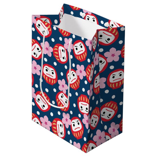 Sac Cadeau Moyen Daruma (Devant Angle)