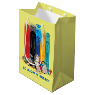 Sac Cadeau Moyen DC League of Super-Pets Metropolis Towers