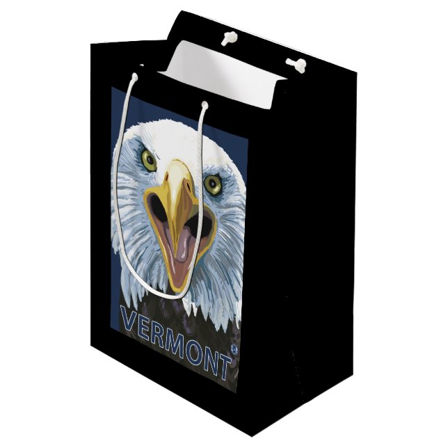 Sac Cadeau Moyen De VermontEagle fin (Devant Angle)
