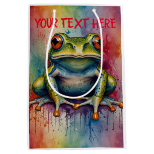 Sac Cadeau Moyen Découvrez la magnifique grenouille captivante