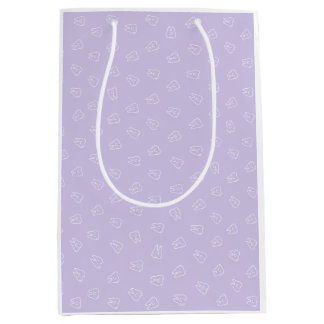 Sac Cadeau Moyen Dent Mignonne Sourire - Lavande