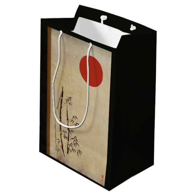 Sac Cadeau Moyen Destin simple (Dos Angle)