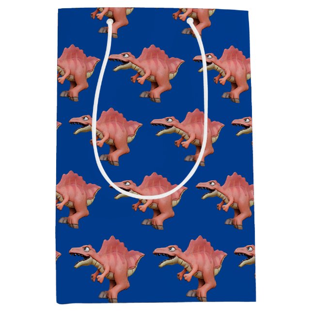 Sac Cadeau Moyen Dinosaure Dessin de dessin Spinosaurus (Devant)