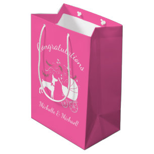 Sac Cadeau Moyen Dobermann Pinscher Chien Baby shower Chien Chien P