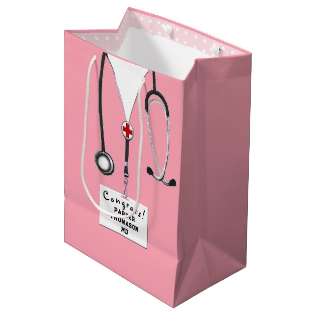 Sac Cadeau Moyen Docteur (Devant Angle)