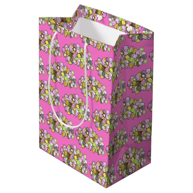 Sac Cadeau Moyen Dolly Mixte Royaume-Uni Fondant Confection Candy (Dos Angle)