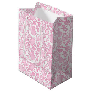 Sac Cadeau Moyen Douces arroses Ombre rose