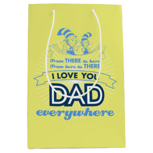 Sac Cadeau Moyen Dr Seuss   Je t'aime Papa partout
