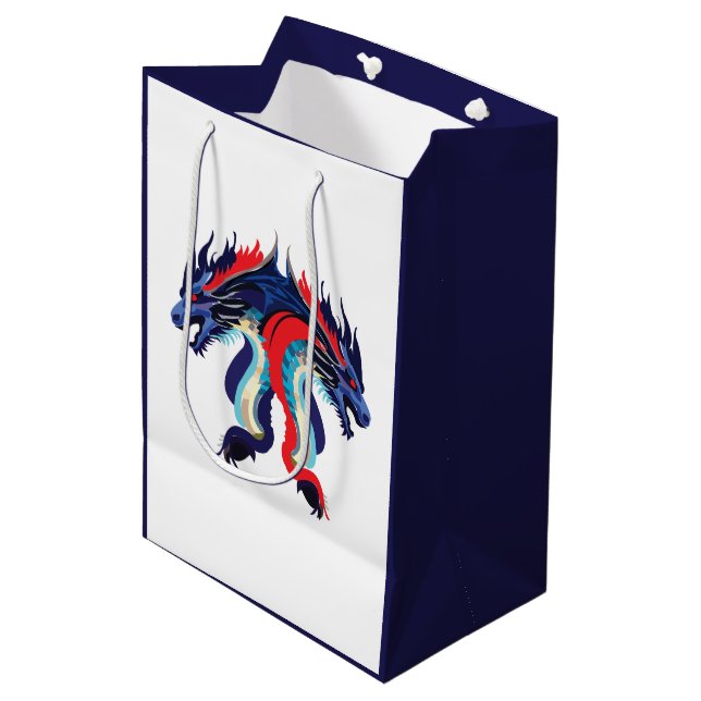 Sac Cadeau Moyen Dragon Imaginaire Art Dragon