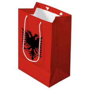 Sac Cadeau Moyen Drapeau albanais
