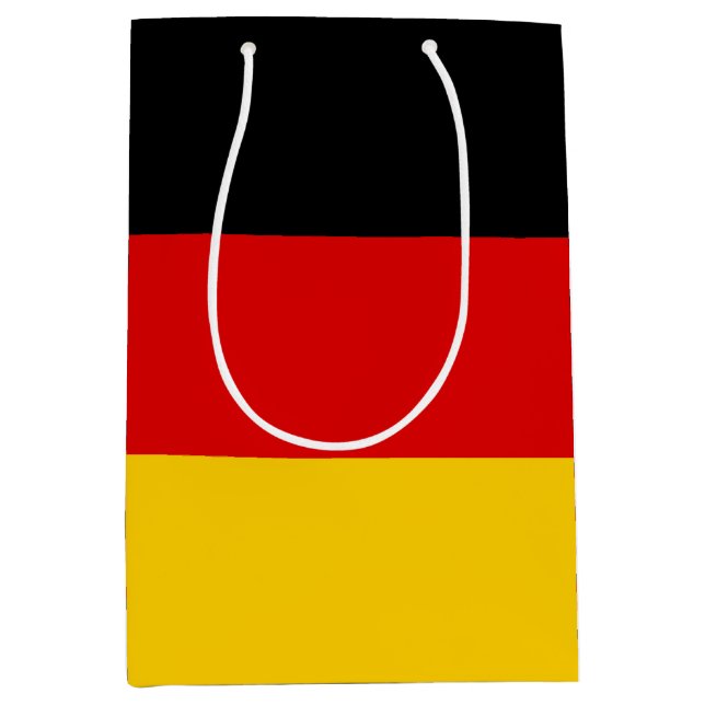 Sac Cadeau Moyen Drapeau allemand (Devant)
