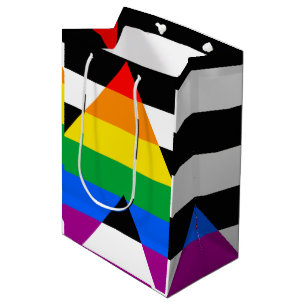 Sac Cadeau Moyen Drapeau de l'allié LGBTQ+