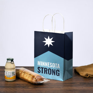 Sac Cadeau Moyen Drapeau de l'État rebelle du Minnesota