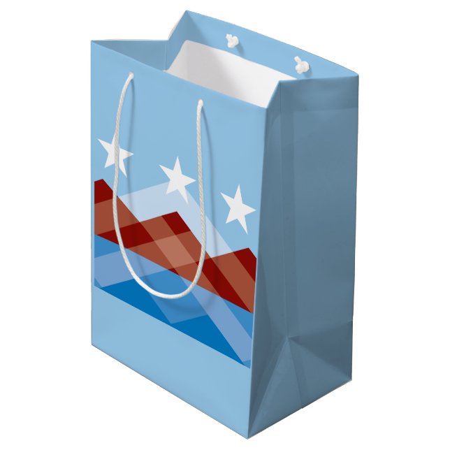 Sac Cadeau Moyen Drapeau de Peoria, Arizona (Dos Angle)