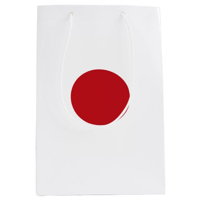 Sac Cadeau Moyen Drapeau du Japon (Devant)