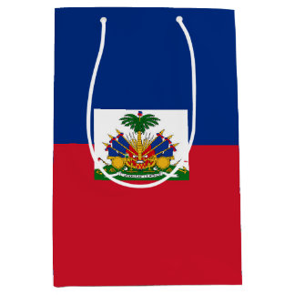 Sac Cadeau Moyen Drapeau Haïti