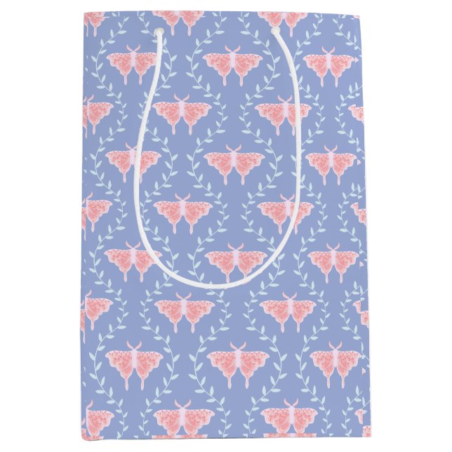 Sac Cadeau Moyen Dreamy Moth & Vine - Nature Whimsical (Devant)