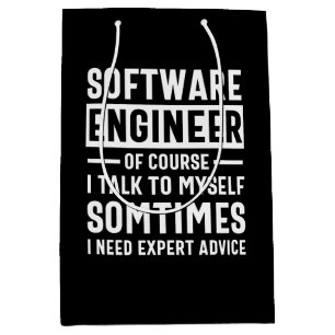 Sac Cadeau Moyen Drôle logiciel de programmation ingénieur cadeau