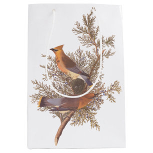 Sac Cadeau Moyen Écirage de cèdre Audubon Songbirds à Juniper