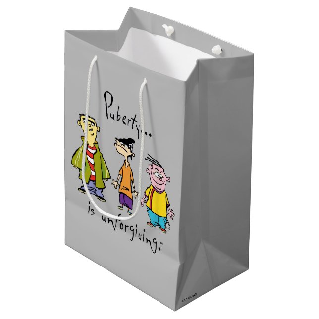 Sac Cadeau Moyen Ed, Edd, n Eddy - La puberté est impitoyable (Devant Angle)