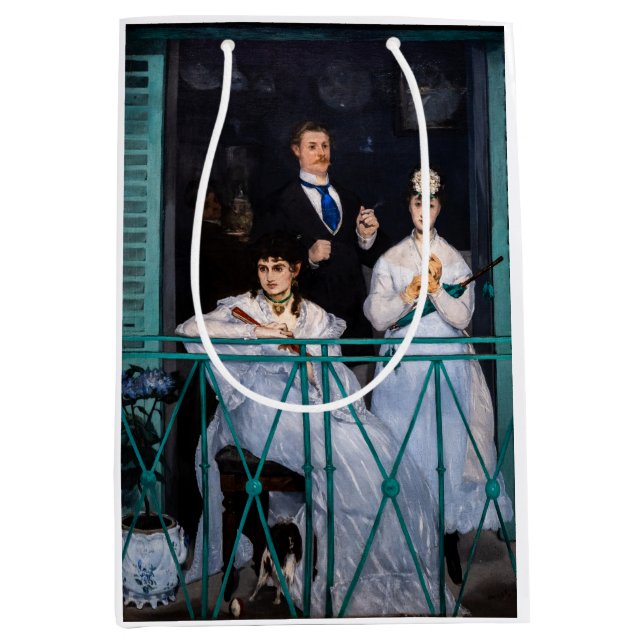 Sac Cadeau Moyen Edouard Manet - Balcon / Le Balcon (Devant)