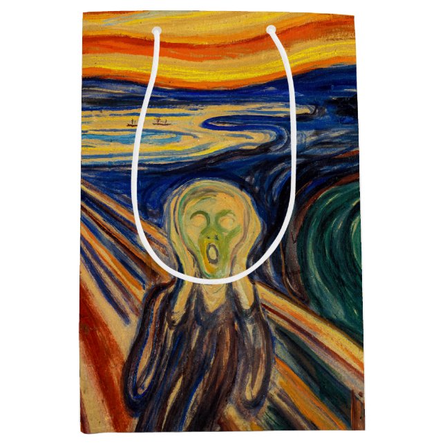 Sac Cadeau Moyen Edvard Munch - Le cri 1910 (Devant)